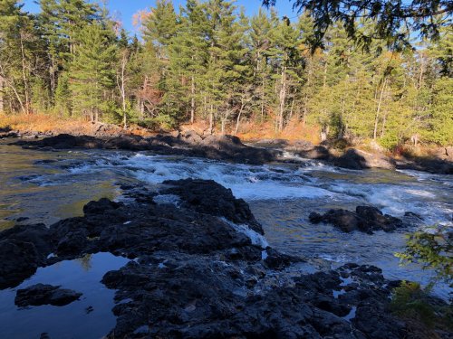 Pond Pitch from the portage trail.